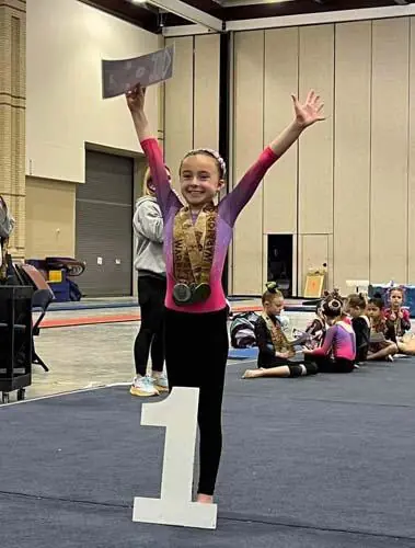 first place gymnast