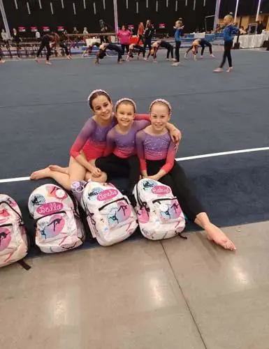 three gymnasts