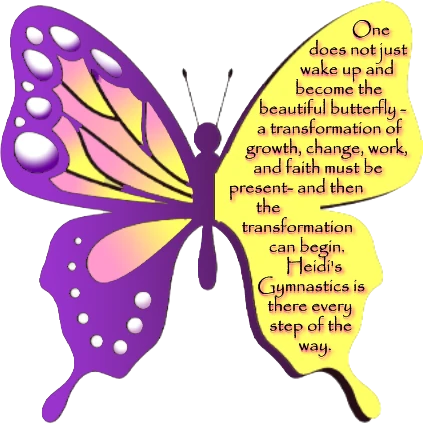 butterfly with quote on one wing