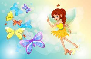 butterflies and fairy